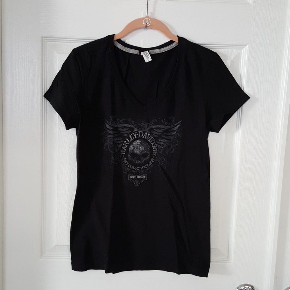 NWOT black Harley Davidson tee, Indianapolis, IN